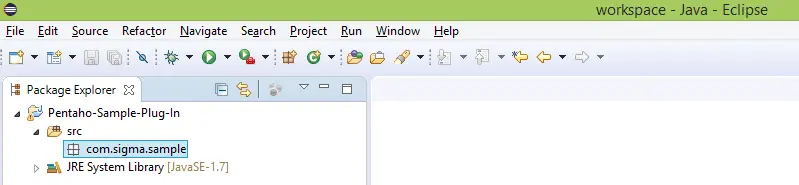 Package explorer