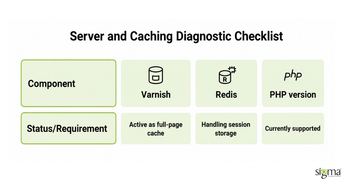 Server and Caching Diagnostic Checklist Server and Caching Diagnostic Checklist