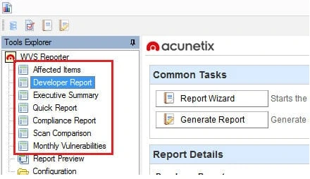 Acunetix Web Vulnerability