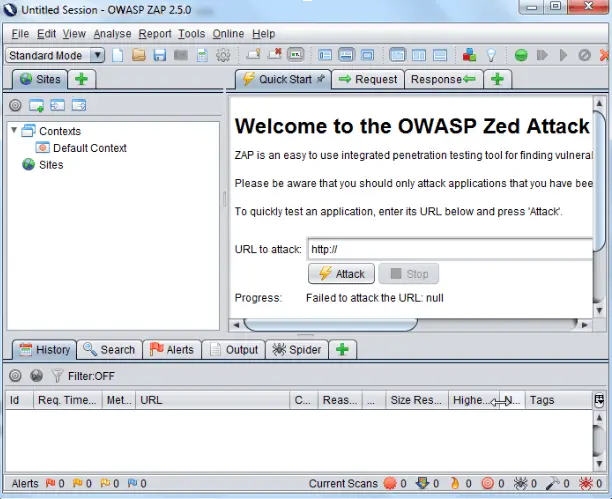 Install the OWASP ZAP application