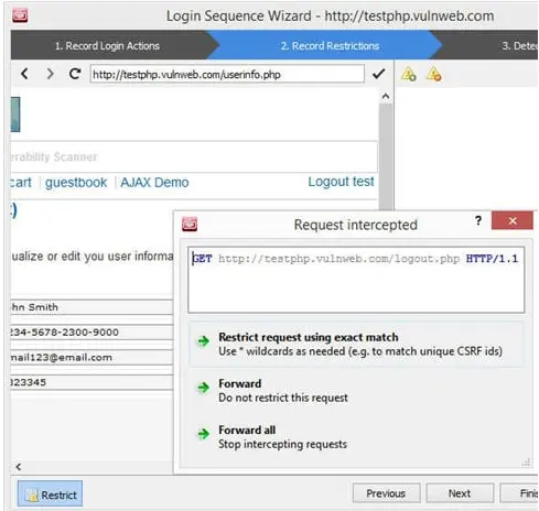 Login Sequence Wizard