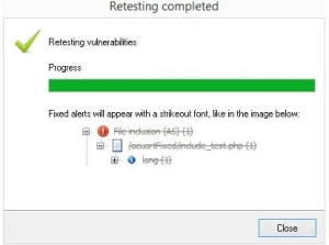 Retesting