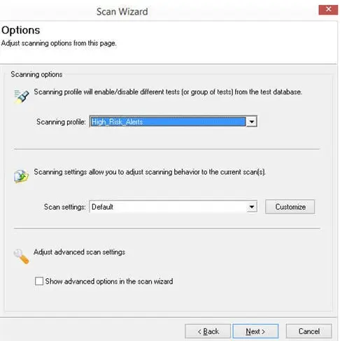 Scan Wizard