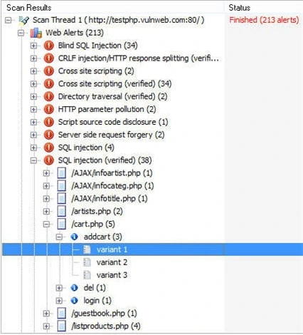 crawl and scan