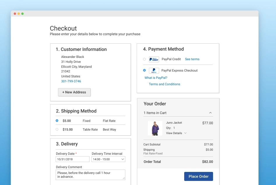 One Step Checkout by Amasty
