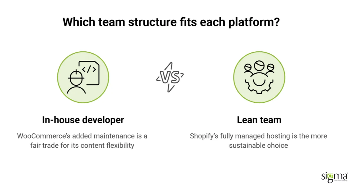 Which Team Structure fits each Platform