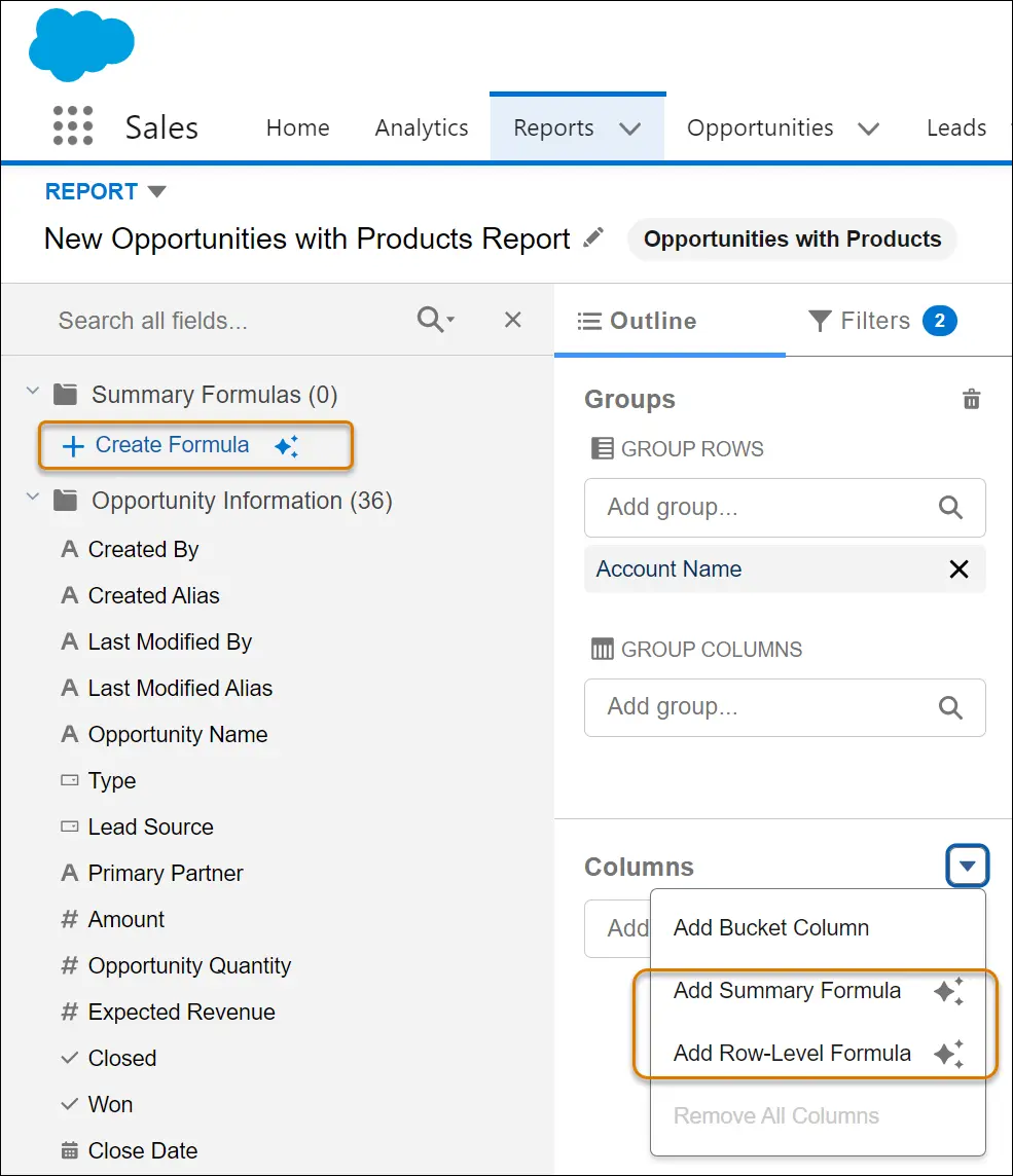 New opportunity with product details