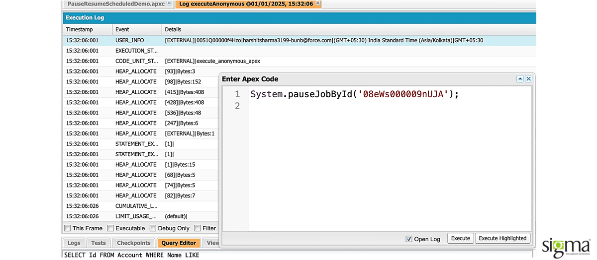 PauseJobById() Method
