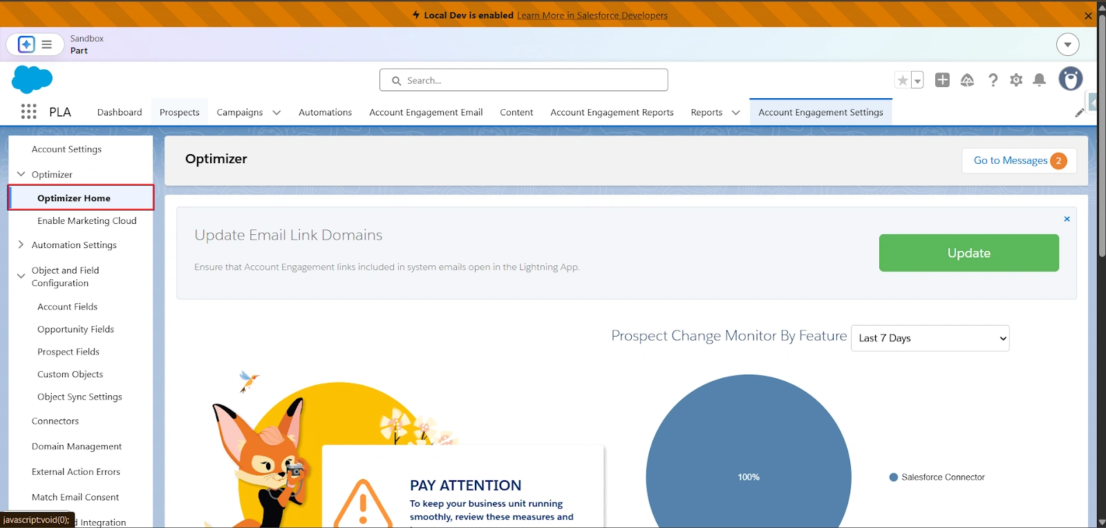 Account Engagement Setting