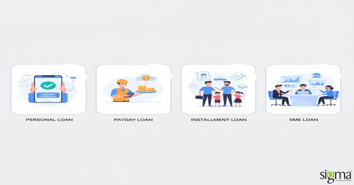Types of digital loan applications
