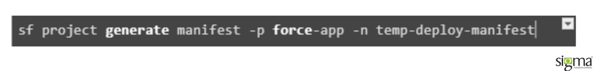 Generate a Temporary Manifest File