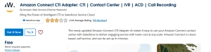 Install Amazon Connect CTI Adapter Package