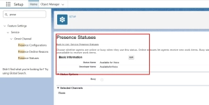 Create Presence Status