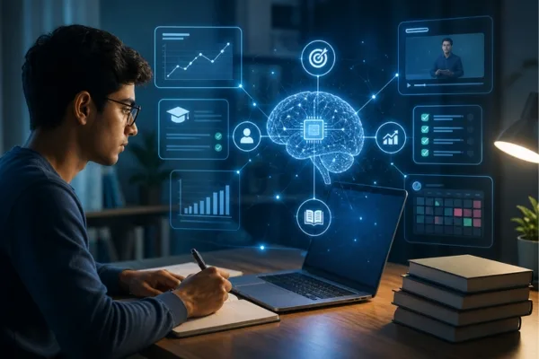An AI-Powered Adaptive Learning System for Competitive Exams Preparation