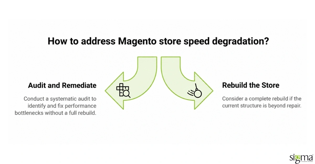 Magento store speed degradation