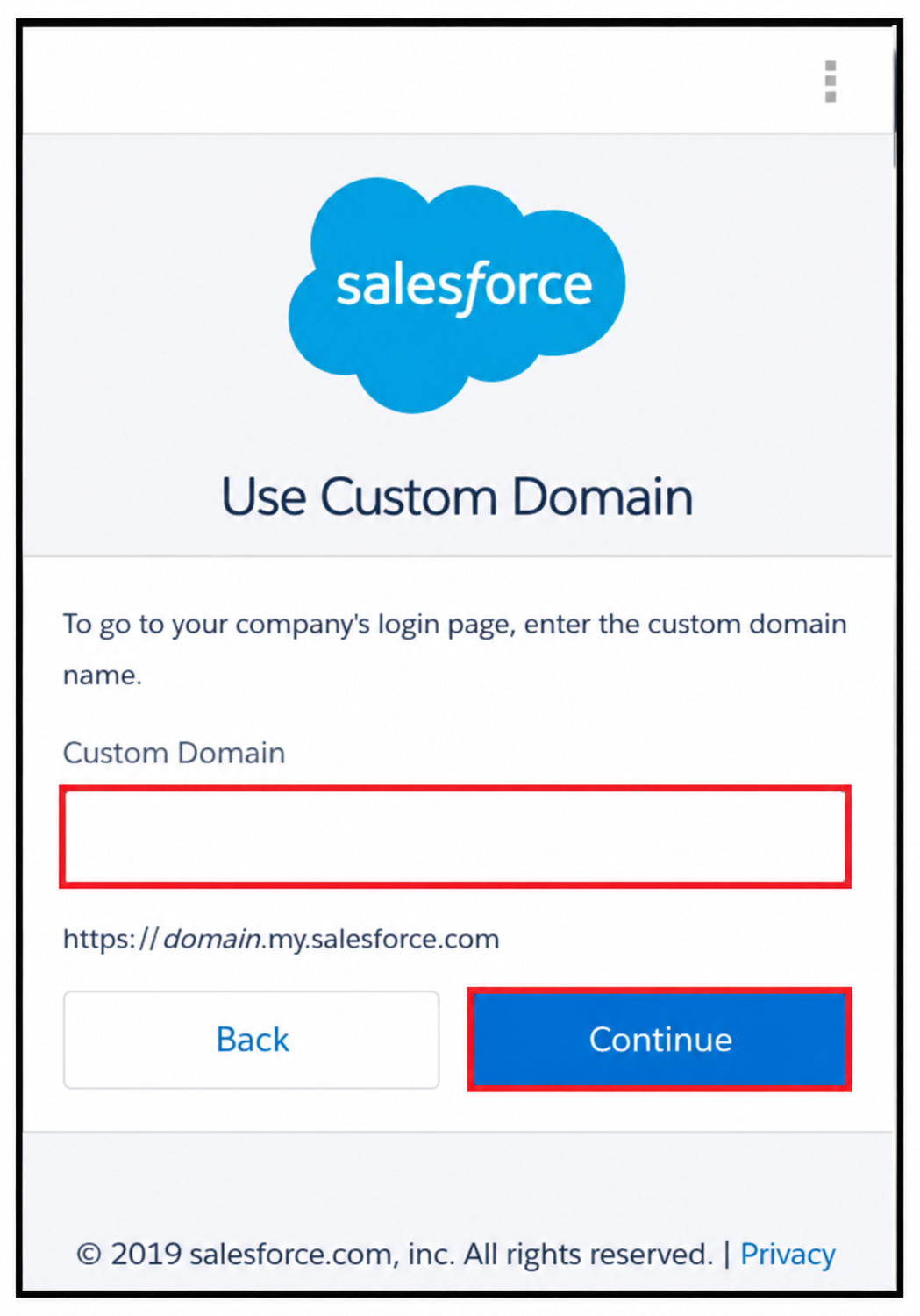 custom domain